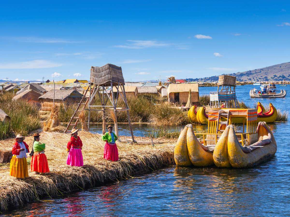 Lago Titicaca islas flotantes