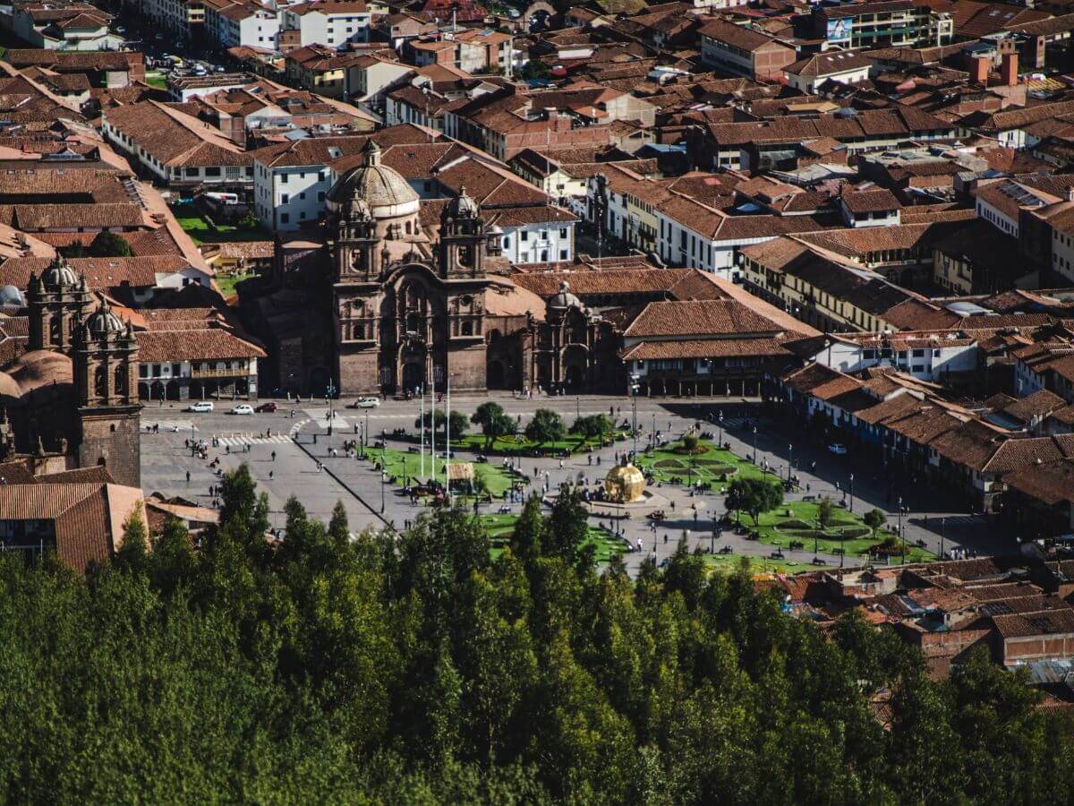 Cusco plaza de armas
