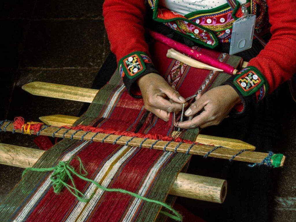 textiles andinos colores